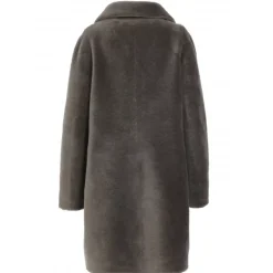 Coats*OAKWOOD Venus Dark Khaki - Reversible Hooded Coat