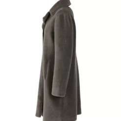 Coats*OAKWOOD Venus Dark Khaki - Reversible Hooded Coat