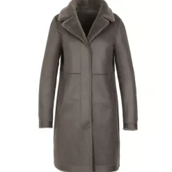 Coats*OAKWOOD Venus Dark Khaki - Reversible Hooded Coat
