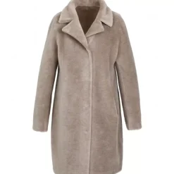 Coats*OAKWOOD Venus Taupe - Reversible Hooded Coat