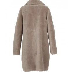 Coats*OAKWOOD Venus Taupe - Reversible Hooded Coat