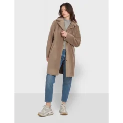 Coats*OAKWOOD Venus Taupe - Reversible Hooded Coat