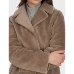 Coats*OAKWOOD Venus Taupe - Reversible Hooded Coat