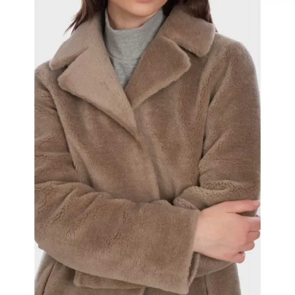Coats*OAKWOOD Venus Taupe - Reversible Hooded Coat