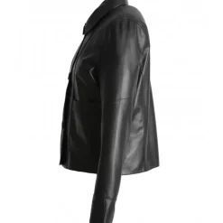 Jackets*OAKWOOD Volga Black - Short Genuine Leather Jacket