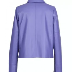 Jackets*OAKWOOD Volga Indigo - Short Genuine Leather Jacket