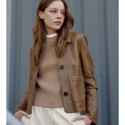 Jackets*OAKWOOD Volga Wild - Short Genuine Leather Jacket