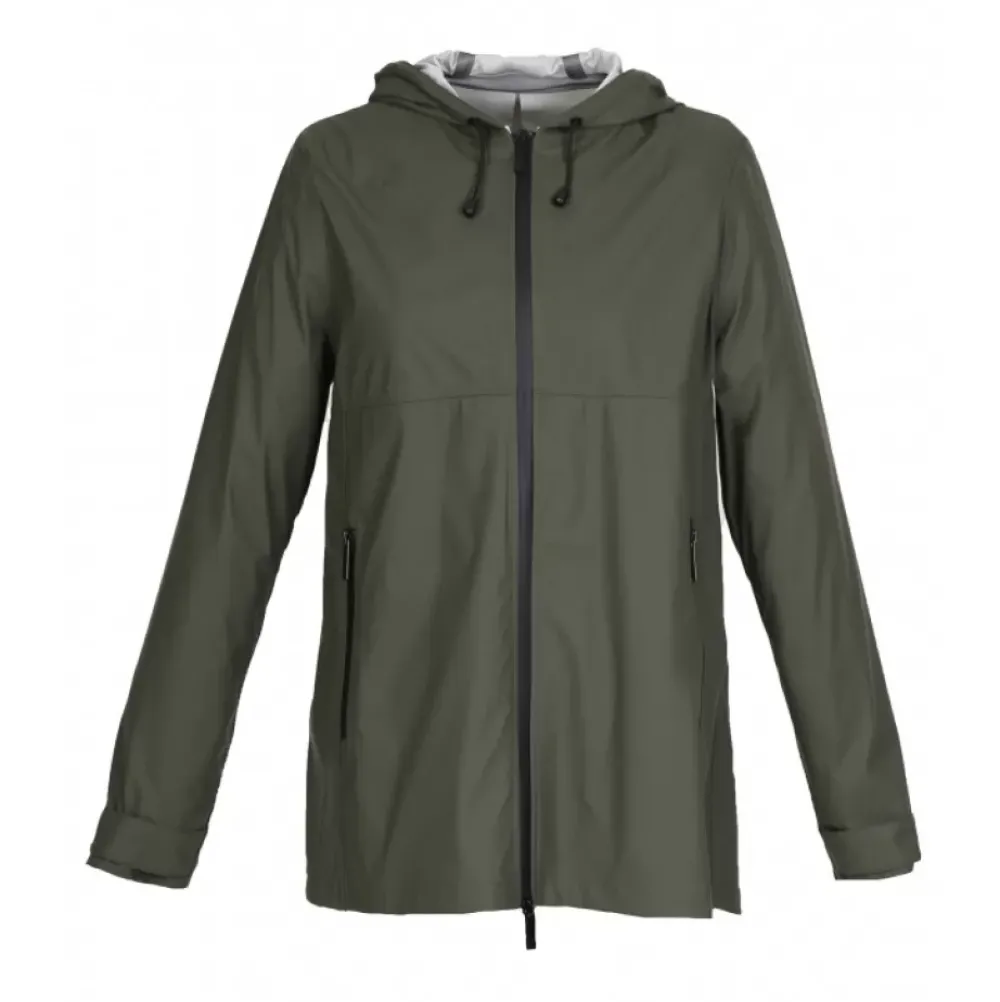 Coats*OAKWOOD Zephyr Khaki - Polyester Rain Coat