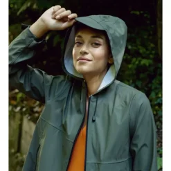 Coats*OAKWOOD Zephyr Khaki - Polyester Rain Coat