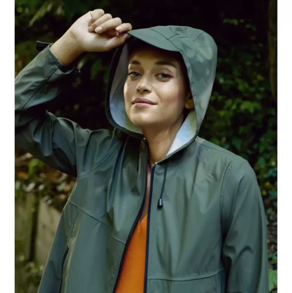 Coats*OAKWOOD Zephyr Khaki - Polyester Rain Coat